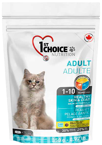 1st Choice Cat Adult Healthy Skin & Coat , фото 2