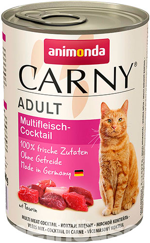 Animonda Carny для котів, м'ясний коктейль