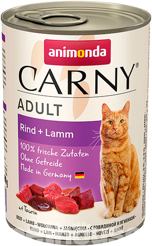 Animonda Carny для кошек, c говядиной и ягненком