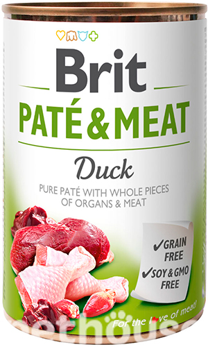 Brit Pate & Meat Dog с уткой