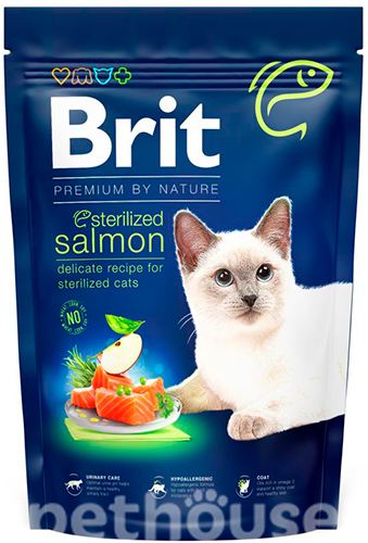 Brit Premium by Nature Cat Sterilized Salmon, фото 2