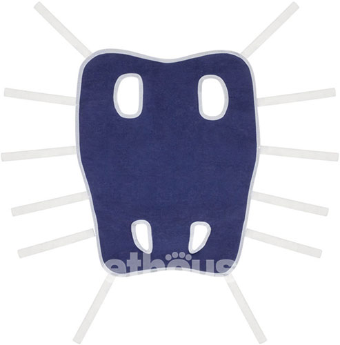 Collar Попона послеоперационная для кошек и собак, синяя
