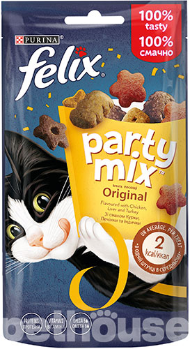 Felix Party Mix Original М'ясний мікс ласощів для котів