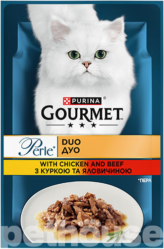 Gourmet Perle Duo с курицей и говядиной