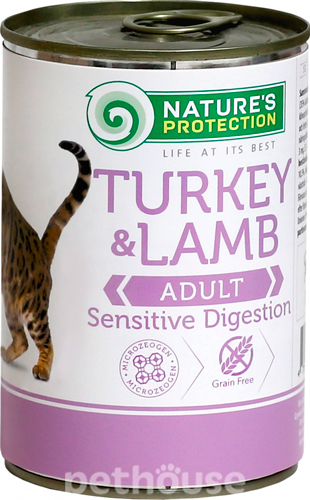Nature's Protection Cat Sensitive Digestion Turkey & Lamb