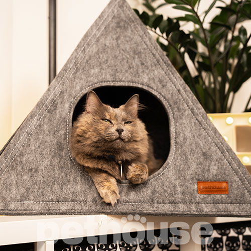 Pethouse Домик Cheops для кошек и собак, серый, фото 8