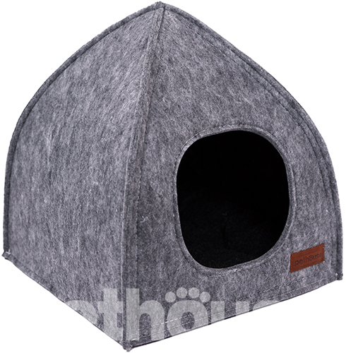 Pethouse Будиночок Tent для котів та собак, сірий, фото 3