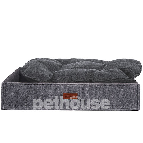 Pethouse Лежак Box для кошек и собак, серый, фото 4