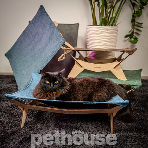 Pethouse Лежанка-гамак Gray для кошек, фото 7