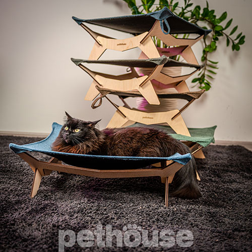 Pethouse Лежанка-гамак Gray для кошек, фото 8