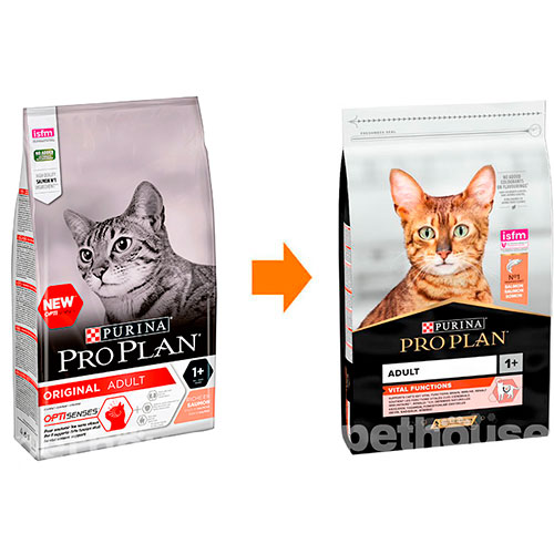 Purina Pro Plan Cat Adult Vital Functions Salmon, фото 2