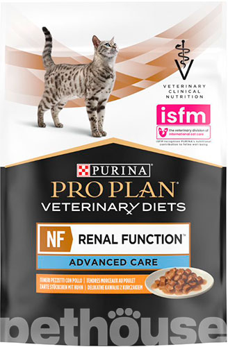 Purina Veterinary Diets NF - Renal Function Feline Шматочки в підливі з куркою для котів