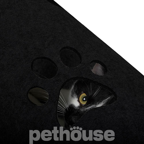 Red Point Kitty Tunnel Домик-тоннель с мышкой для кошек, черный, фото 6