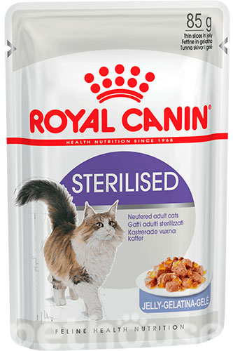 Royal Canin Sterilised в желе для кошек
