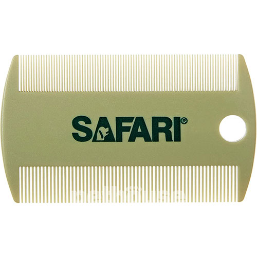 Safari Double-Sided Cat Flea Comb Двосторонній гребінець для вичісування бліх у котів