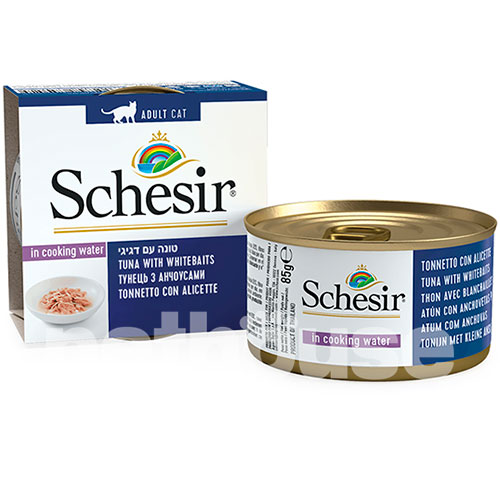 Schesir консервы для кошек, тунец с анчоусами и рисом