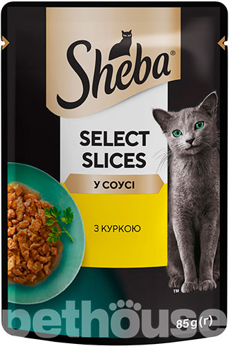 Sheba Select Slices с курицей в соусе