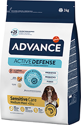 Advance Sensitive Medium-Maxi Dog (з лососем та рисом)