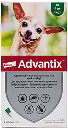 Advantix для собак до 4 кг