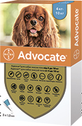 Advocate для собак от 4 до 10 кг