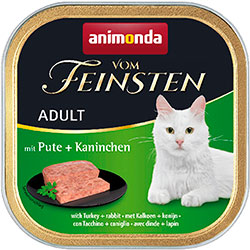 Animonda Vom Feinsten для котів, з індичкою та кроликом
