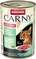 Animonda Carny для кошенят, з яловичиною, куркою та кроликом