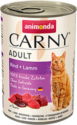 Animonda Carny для котів, з яловичиною та ягням