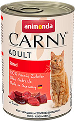 Animonda Carny для котів, з яловичиною