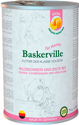 Baskerville Holistic Кабан та качка з гарбузом та зеленню для собак
