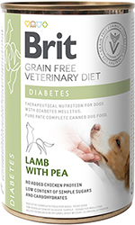 Brit VD Diabetes Dog Cans