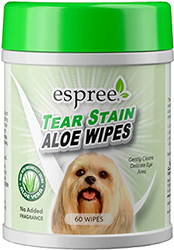 Espree Tear Stain Wipes Серветки для видалення слізних плям у собак