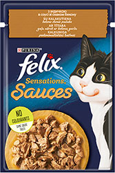 Felix Sensations з індичкою і беконом в соусі