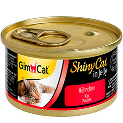 GimCat Shiny Cat консерви для котів, з куркою