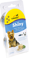 GimDog Shiny Dog консервы для собак, с цыпленком и тунцом