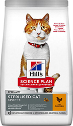 Hill's SP Feline Adult Sterilised Cat With Chicken