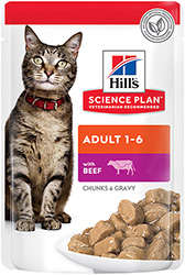 Hill's SP Feline Adult Beef Pouches