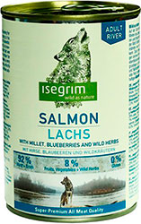 Isegrim Adult River Salmon with Millet, Blueberries & Wild Herbs