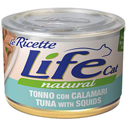 LifeCat le Ricette Тунець з кальмарами для котів