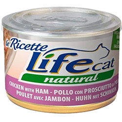 LifeCat le Ricette Куряче філе з шинкою та стручковою квасолею для котів