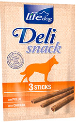 LifeDog Sticks Deli Snack с курицей для собак 