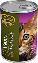 Lovely Hunter Kitten Veal And Turkey Паштет з телятиною та індичкою для кошенят