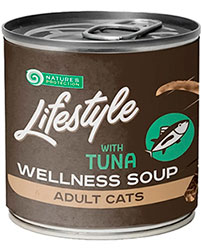 Nature's Protection Lifestyle Cat Adult Sensitive Digestion Wellness Soup Tuna