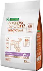 Nature's Protection Superior Care Dog Red Coat Grain Free Junior Small Breeds Salmon