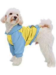 Noble Pet Franklin Bravery Yellow & Blue Худи для собак, желто-голубое