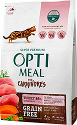 Optimeal Cat Adult Grain Free Turkey & Vegetables