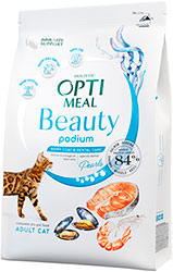 Optimeal Cat Beauty Podium Shiny Coat & Dental Care 