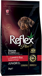 Reflex Plus Junior Medium & Large Breeds Lamb & Rice