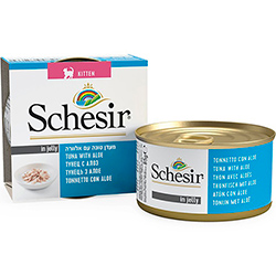 Schesir консерви для кошенят, тунець з алое