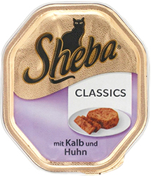 Sheba Classics з телятиною та куркою