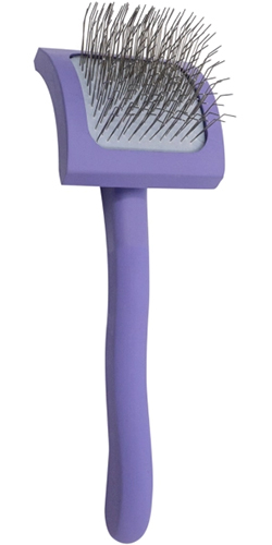 Tauro Pro Line Щетка деревянная изогнутая, фиолетовая